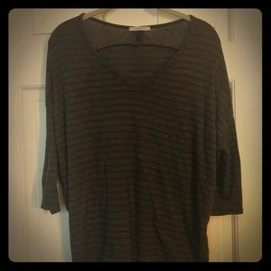 Short Sleeve brown sweater
